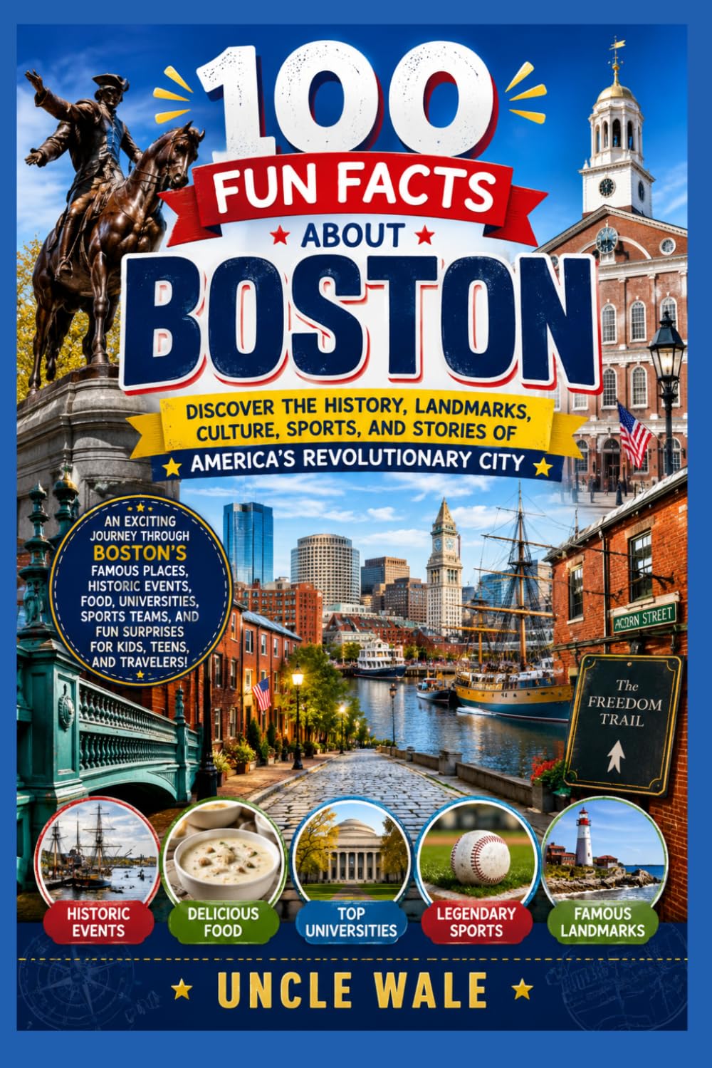 100 Fun Facts About Boston: Discover the History, Landmarks, Culture, Sports, and Stories of America’s Revolutionary City: An Exciting Journey Through Boston’s Famous Places, Historic Events, Food,