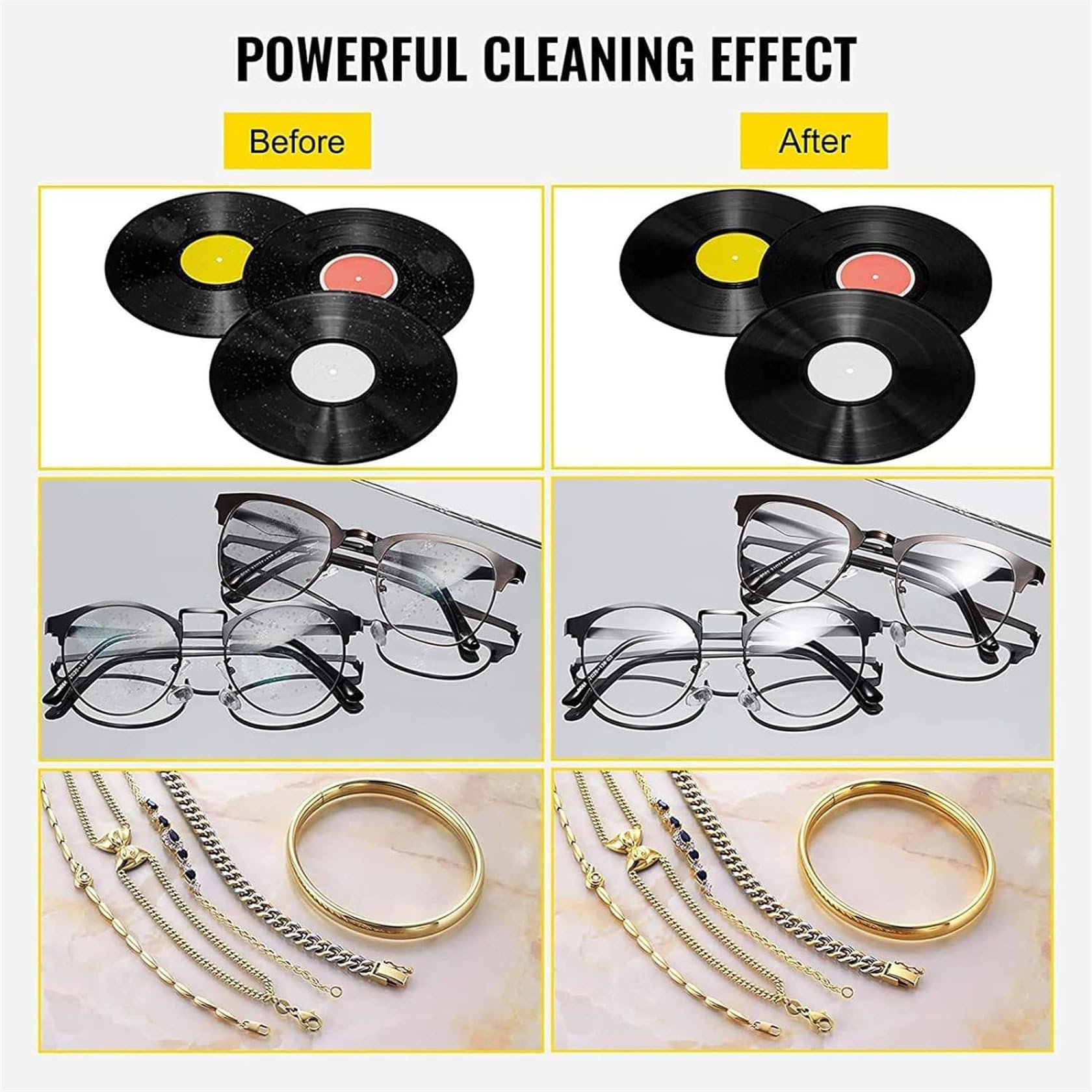 Efficiente Macchina Per La Pulizia Di Dischi In Vinile Ad Ultrasuoni Da 6 Litri, Pulitore Ad Ultrasuoni Per Dischi In Vinile - Pulizia Profonda, Per Dischi Da 7 Pollici/12 Pollici, Nessun Danno Alla
