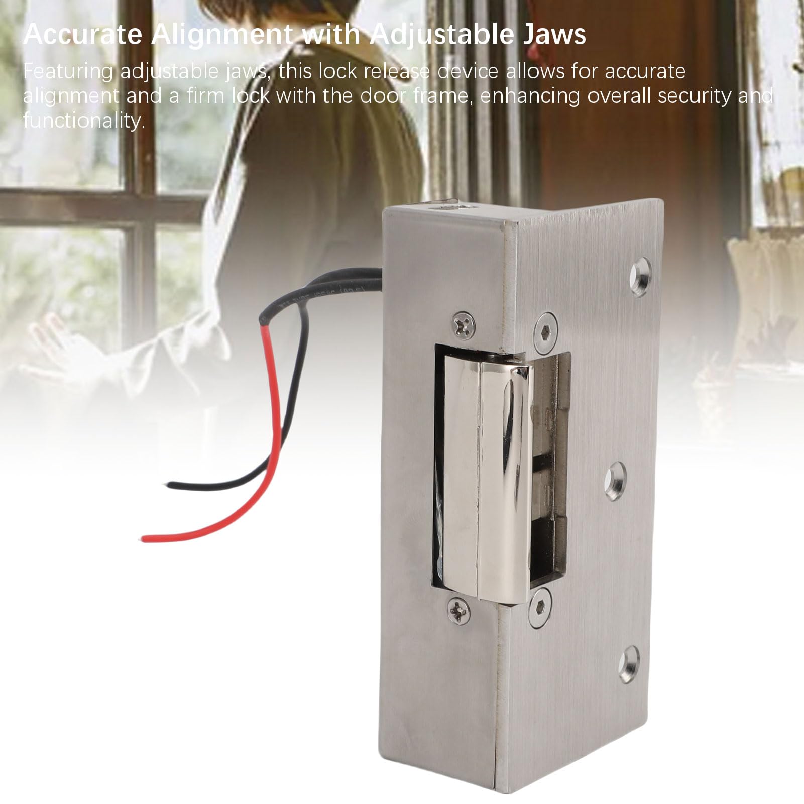 Bloqueo de perno de caída eléctrica, dispositivo de control de acceso a la mandíbula ajustable de 12V DC para el de seguridad de la puerta de edificios industriales residenciales