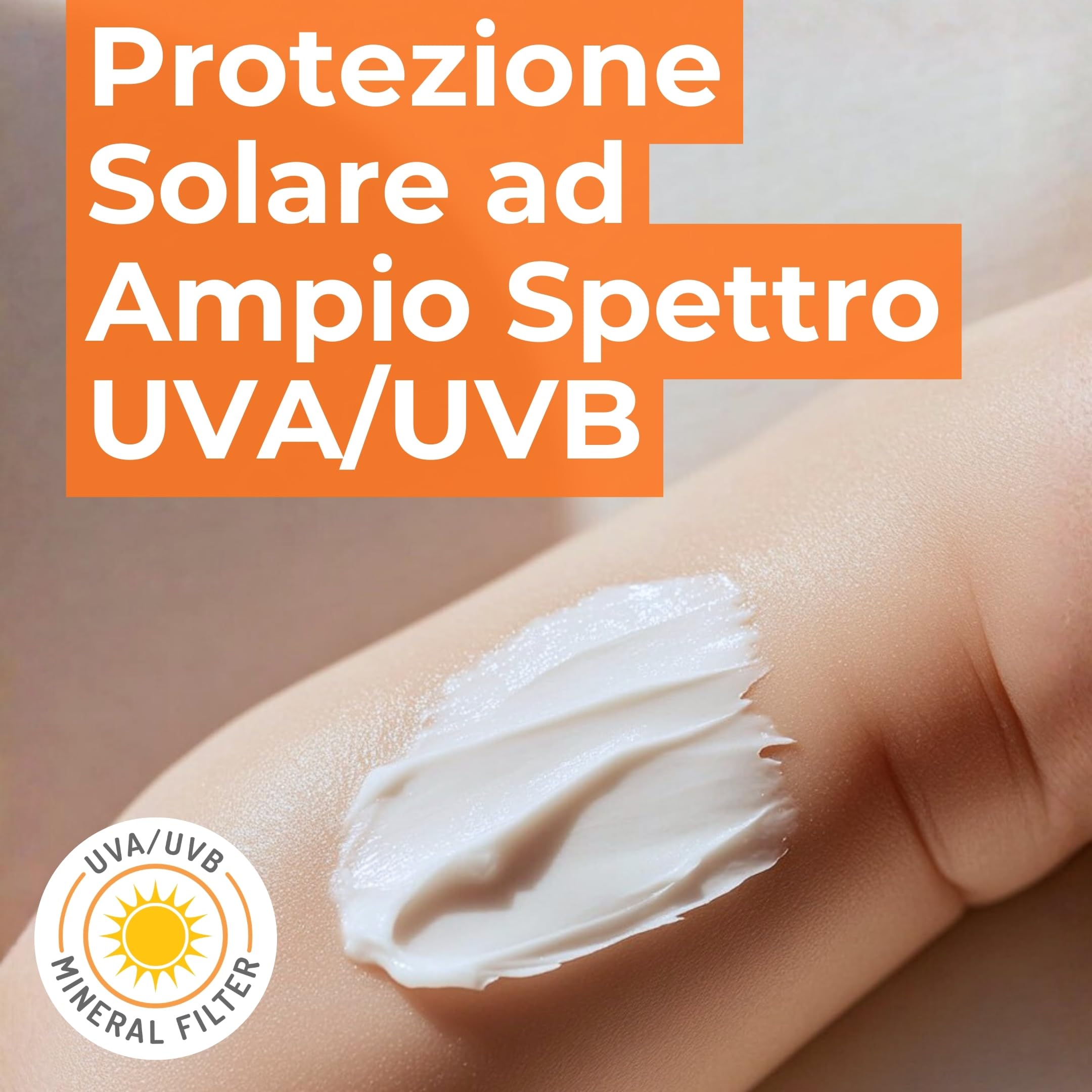 Minoris Baby Lozione Solare SPF 50+ | Organica, Naturale & Minerale per Pelle Sensibile | Ipoallergenica, Vegana, Resistente all’Acqua, Protezione ad Ampio Spettro, Testata Dermatologicamente, 150 ml