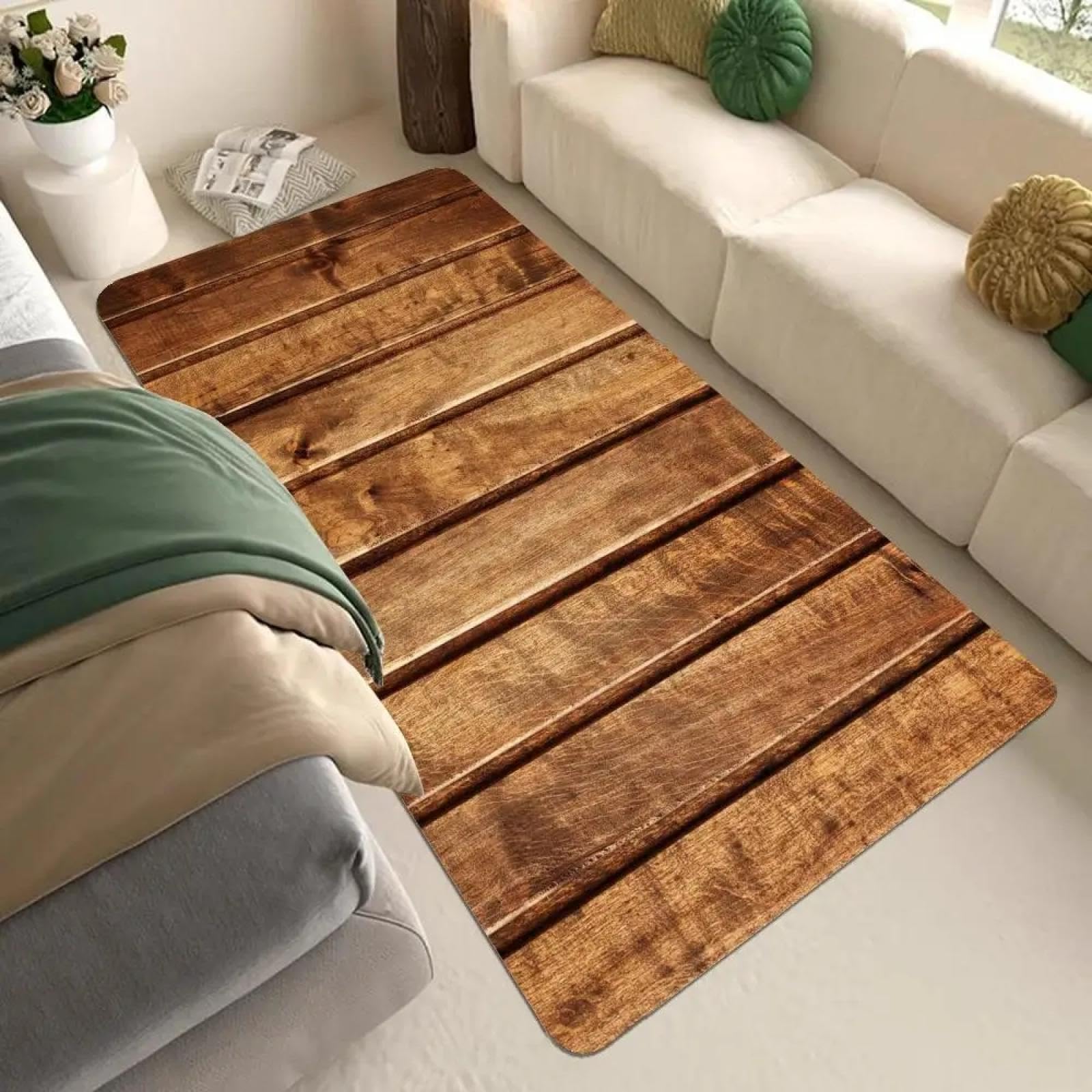 Tapis de salle de bain en bois pour un rituel bien-être et spa à la maison