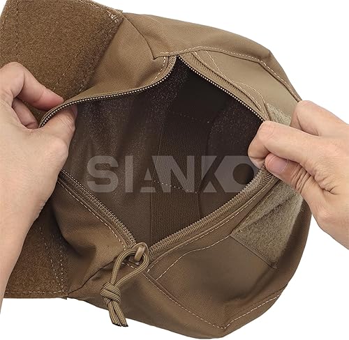 Miniatura 5 de Tactical FC Drop Storage Pouch Multifuncional Utilidad EDC Herramienta Admin Sundry Bolsa, Airsoft Caza CS Chaleco táctico Extensión Pecho Accesorio