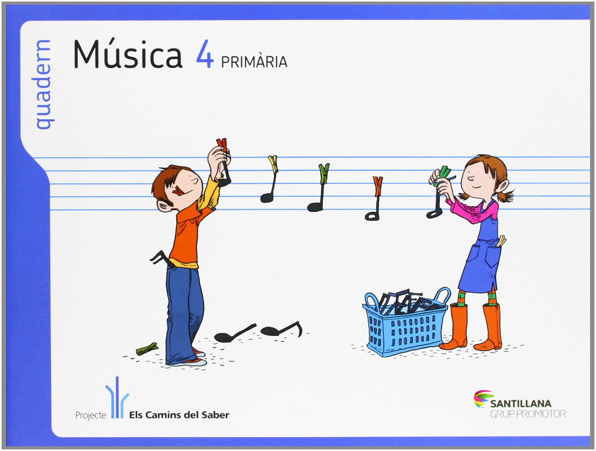 QUADERN MÚSICA 4 PRIMÀRIA - 9788479189839
