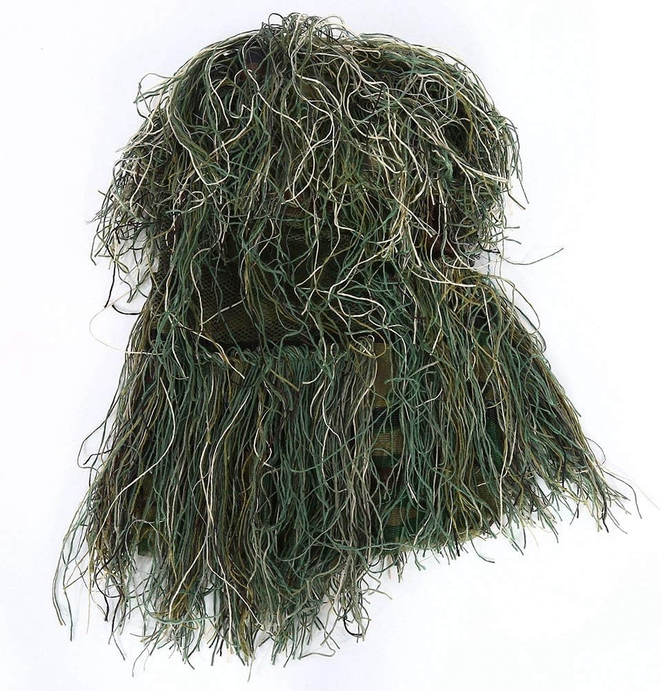 VGEBY1 Hunting Hat, 3D Camouflage Head Cover for Woodland