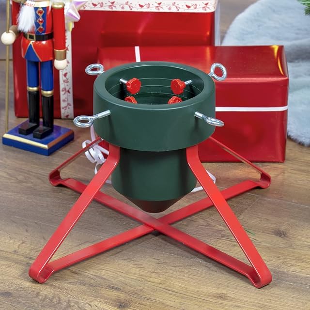 The Christmas Workshop 76620 Christmas Tree Stand / Medium Sized / Fits Trees Up To 1.7M Tall & 8.5CM Diameter / Holds 0.9L of Water / 39.5cm x 39.5cm x 19cm