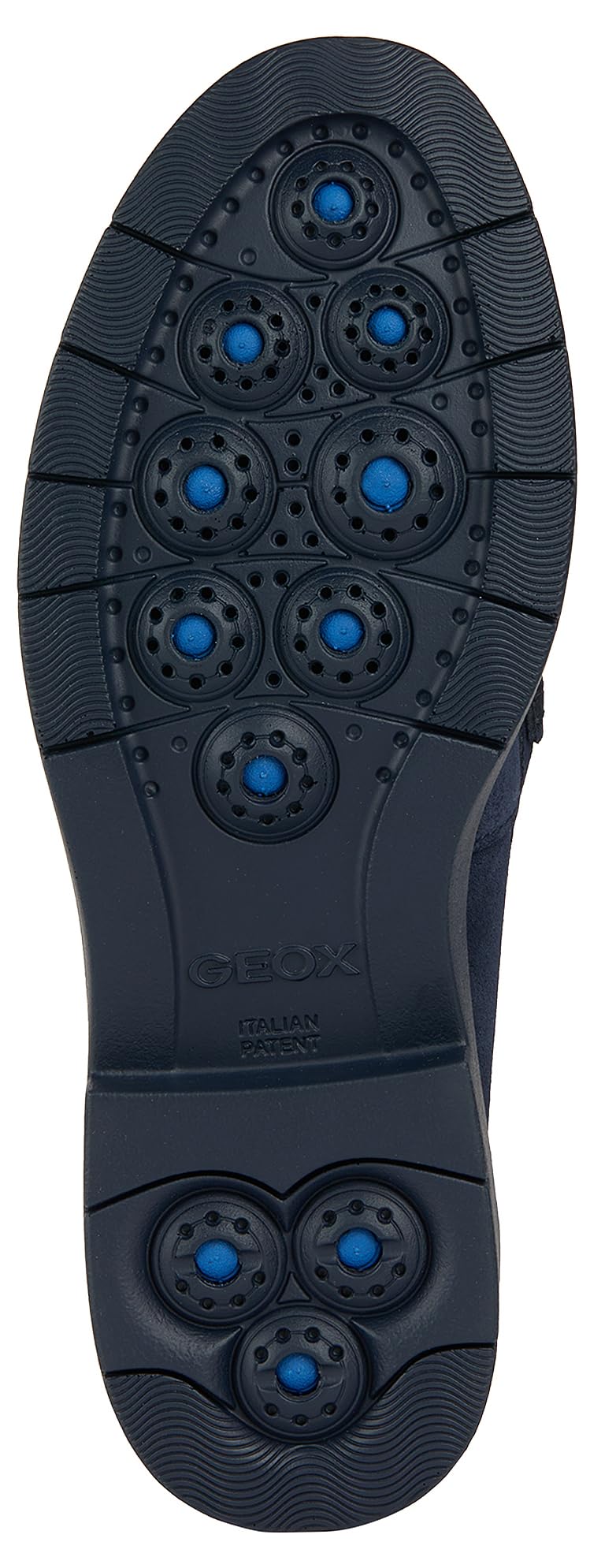 Geox D Spherica Ec1 A, Mocassino Donna, Blu Navy, 42 EU