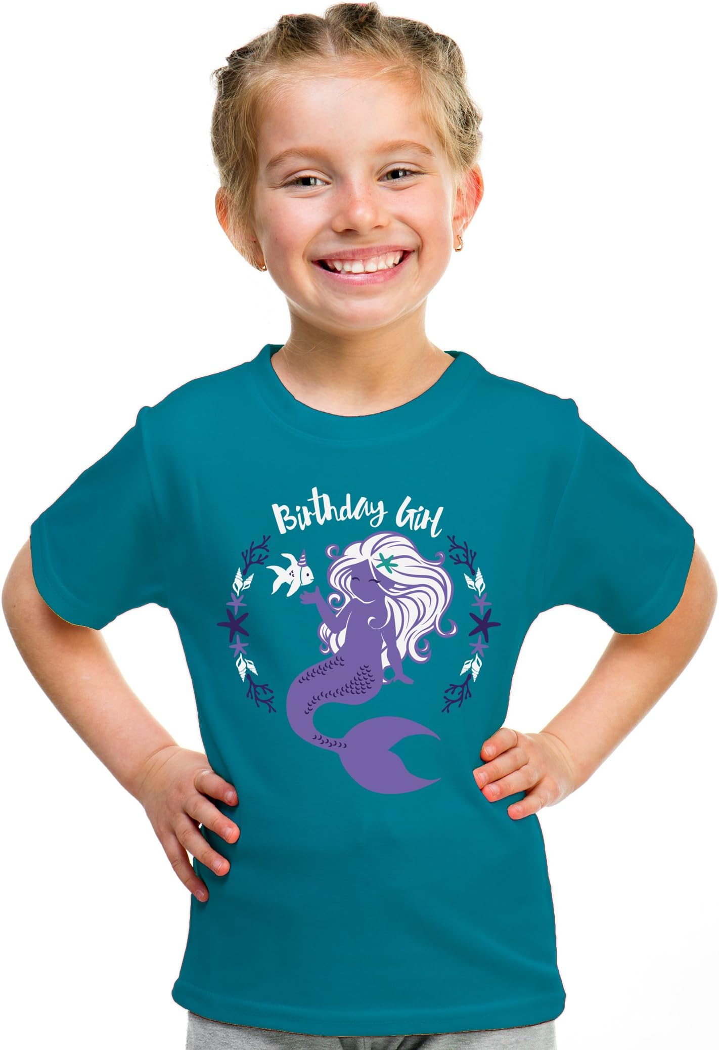 Birthday Girl Princess | Princess Party Tiara B-Day Top Girly Youth T-Shirt