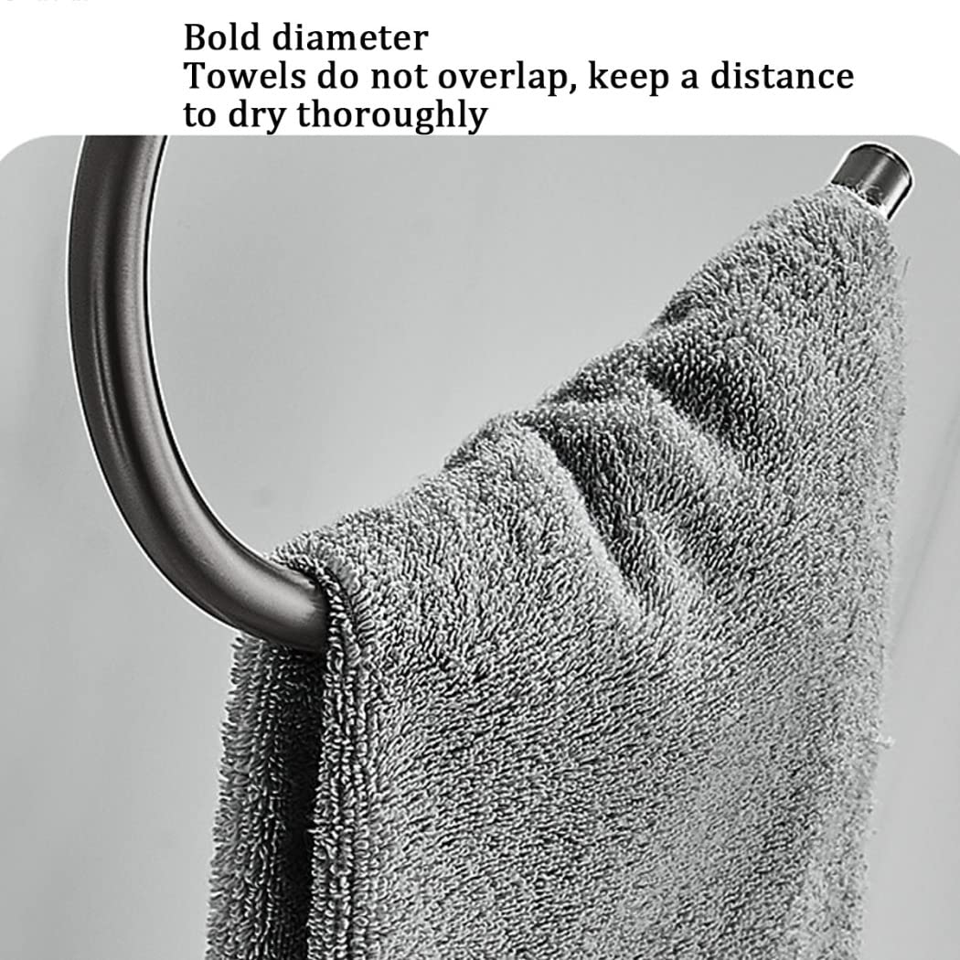 Toallero, Toallero de baño, Montaje en Pared, Toallero Colgante, Toallero de Mano for Cocina, Soporte de Pared de Acero Inoxidable, Lado Derecho (Size : Left Side)