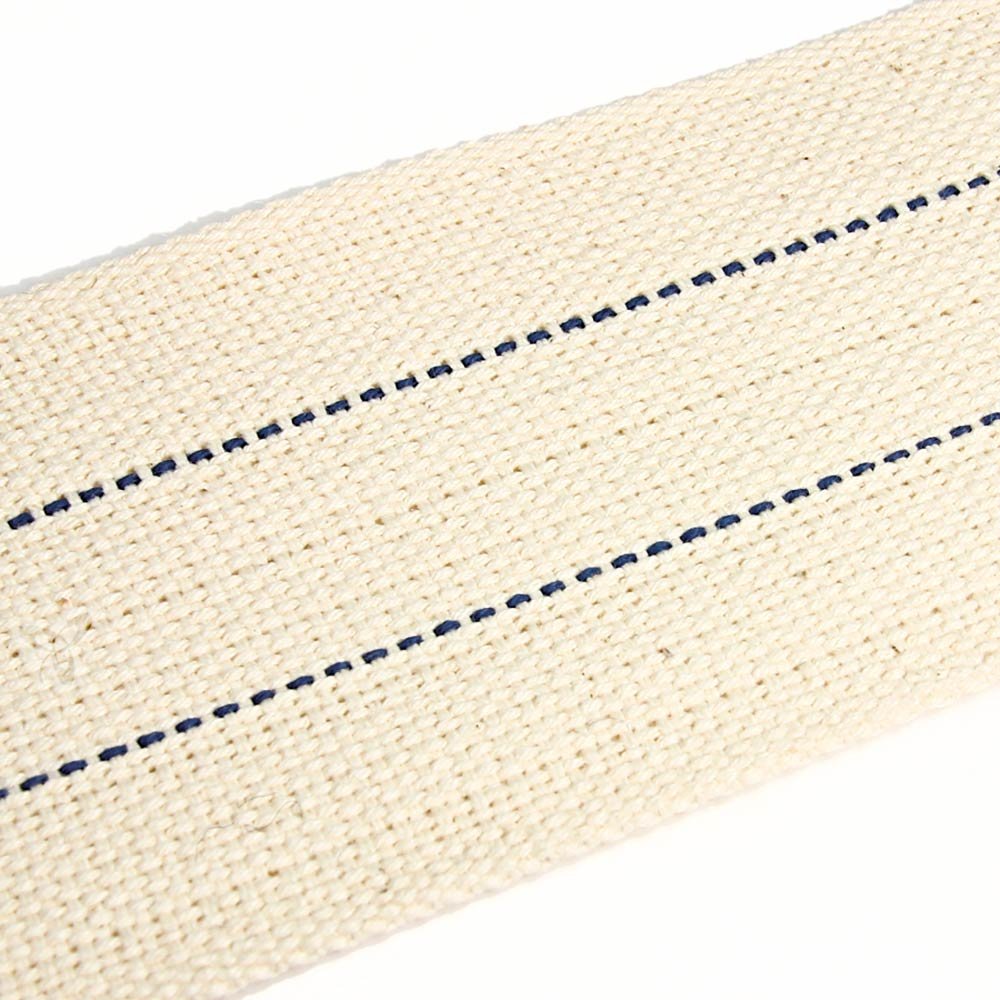 NKlaus SET 2x1 metri 8mm 100% cotone naturale stoppino lampada stoppino piatto stoppino lanterna stoppino per bruciatore olio lampada con paraffina purificata 40268