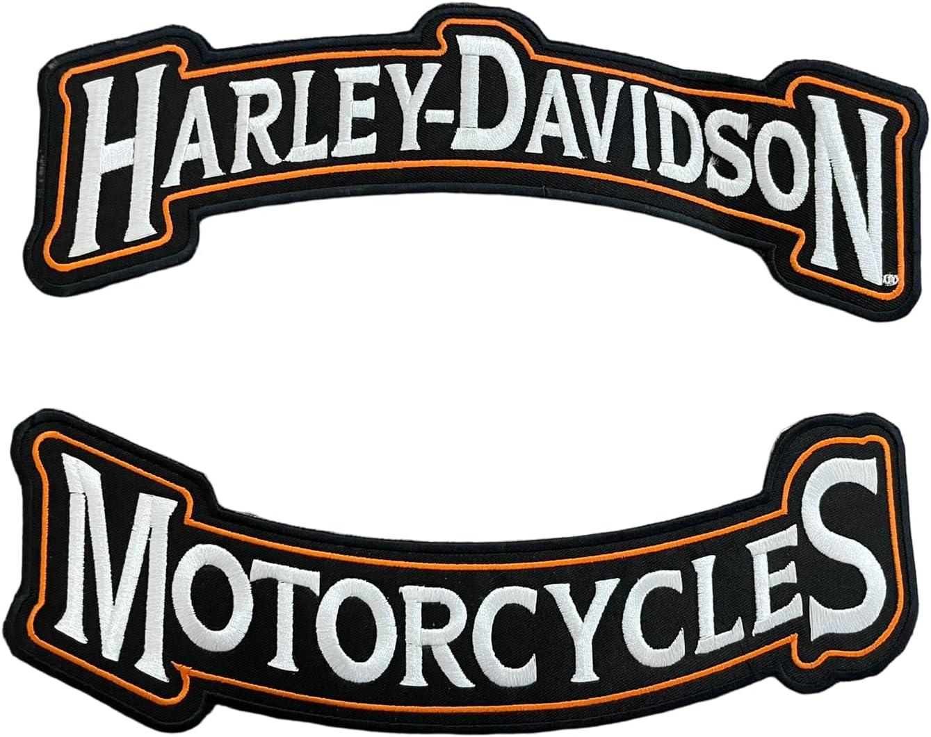 Harley Rocker Patches 12" Large Embroidered Motorcycle Vest/Jacket Patch Iron On