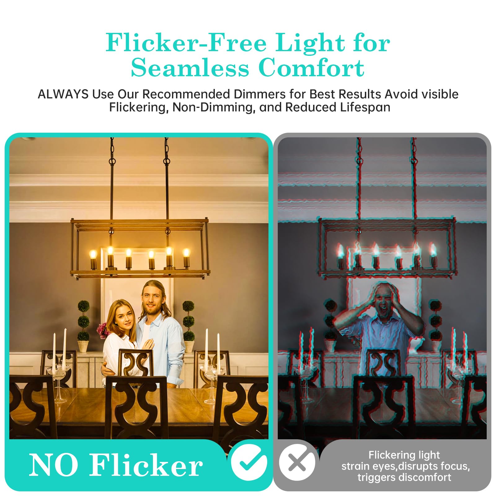 Vintage LED Edison Short Small Light Bulb 40W Dimmable E26 Globe 2700K Soft white Frosted 40 Watt Warm — view 5