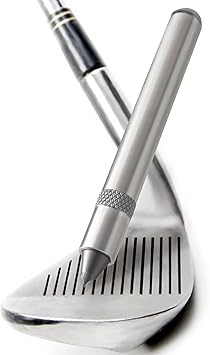 nU Groove Sharpener - Golf Club Groove Sharpener, Re-Grooving Tool and Golf Groove Cleaner - Generate Optimal Backspin & Restore Your Old Irons - PGA Recommended Golf Groove Sharpening Tool