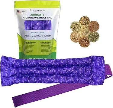 Nature Creation Microwavable Herbal Back Belt Purple Butterfly Trio Bundle