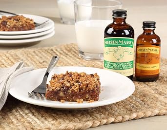 Nielsen-Massey Organic Fairtrade Madagascar Bourbon Pure Vanilla Extract for Baking and Cooking, 2 Ounce Bottle