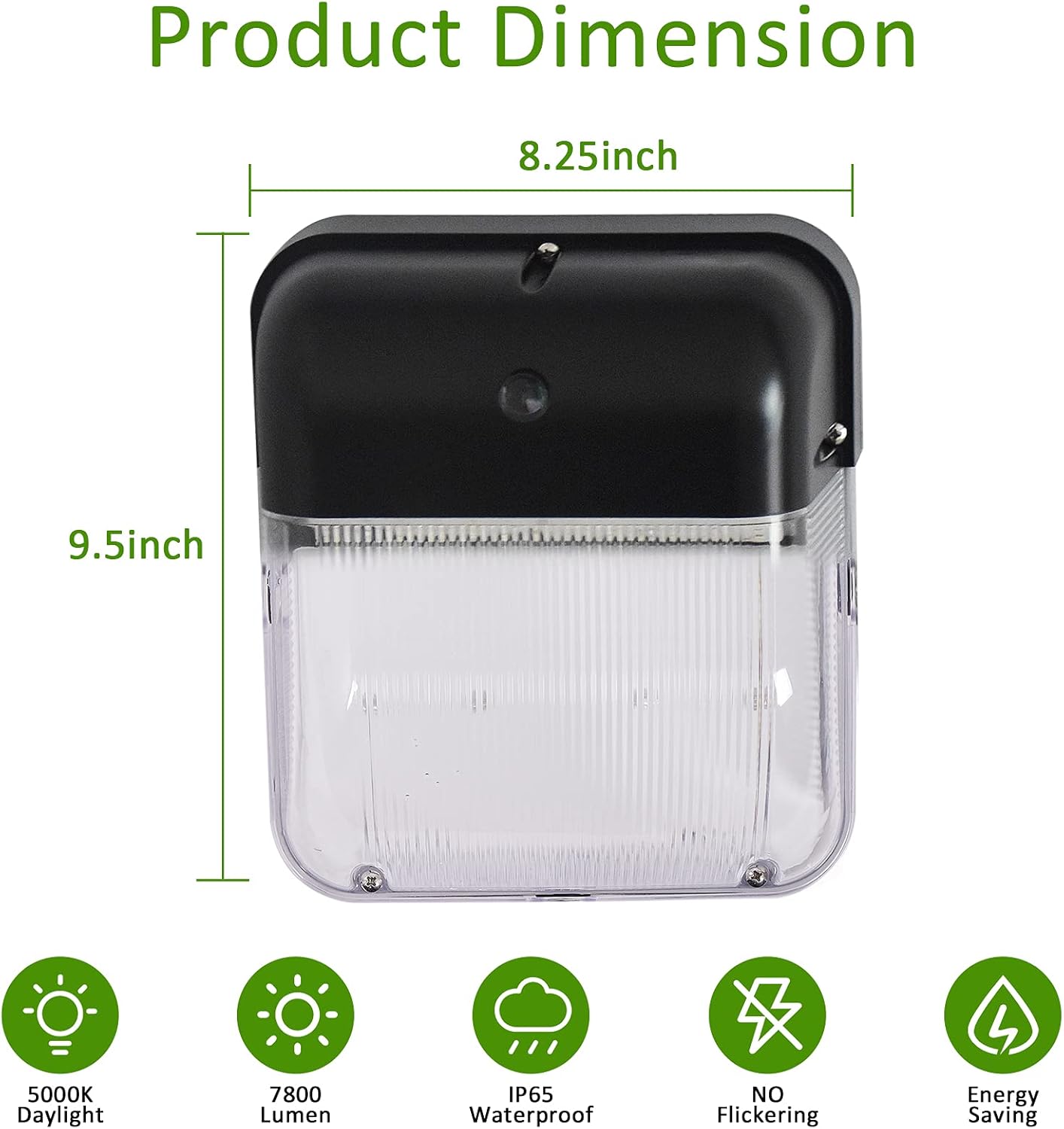 Flash Sale Buy 1 get 1 LED Wall Pack Light with Photocell,Paktonvo Dusk to Dawn Outdoor Wall Pack Light,60W 7800Lm 5000K Daylight Waterproof Commercial Lighting Fixture 200-350W HPS/MH Replacement,100-277V ETL Listed 2Pack