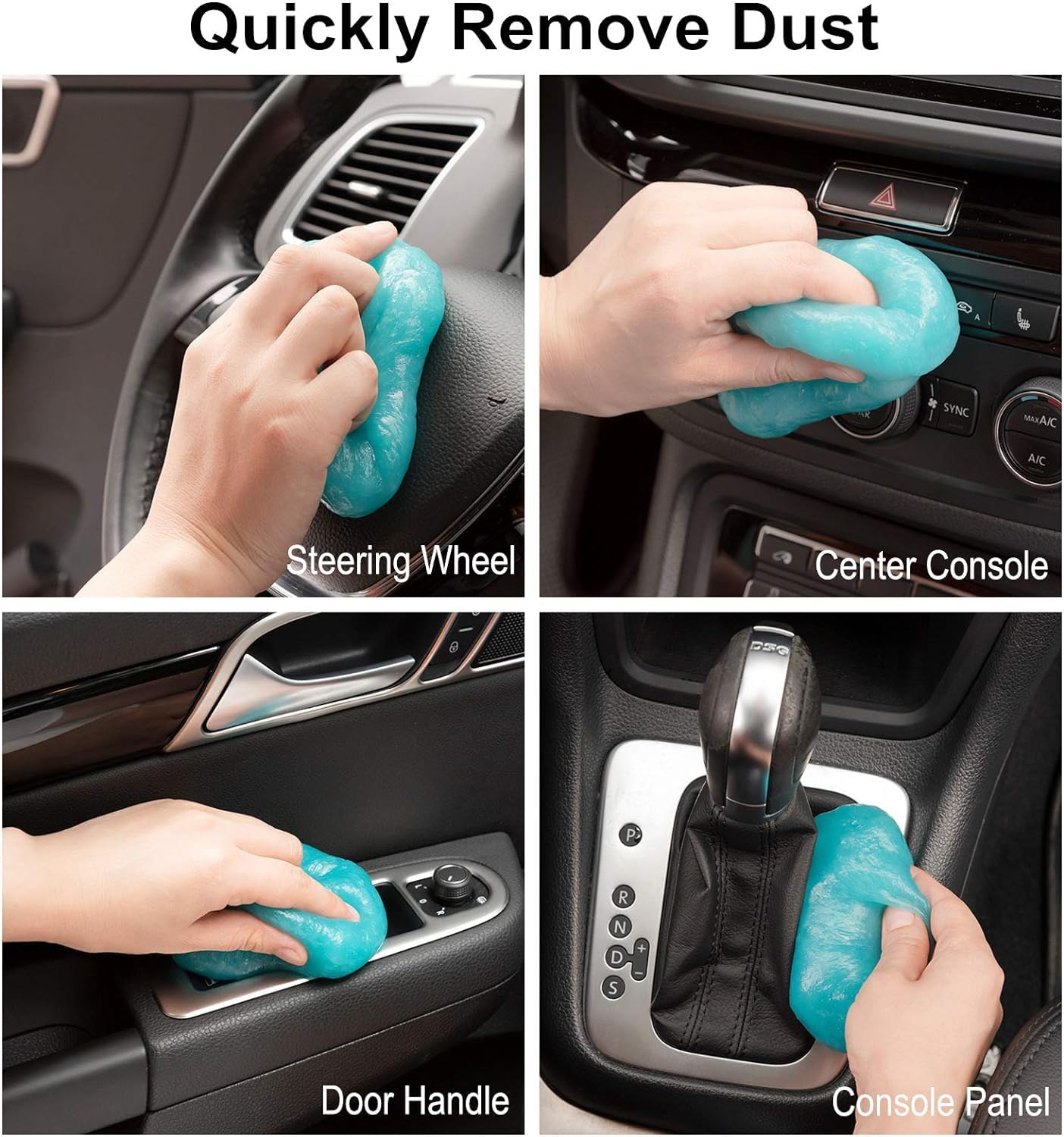 TICARVE Żel do czyszczenia wnętrza samochodu, opakowanie 2 szt. Żel do czyszczenia klawiatury Slime Cleaner Uniwersalny środek do czyszczenia kurzu do laptopa, drukarki, aparatów fotograficznych