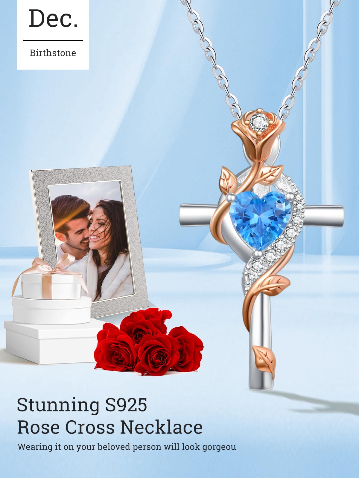 Herz Schwarze Katze Birthstone Halsketten für Frauen Sterling Silber Schwarze Katze Herz Anhänger Liebe für immer Nette Tier Schmuck Geschenke für Frauen