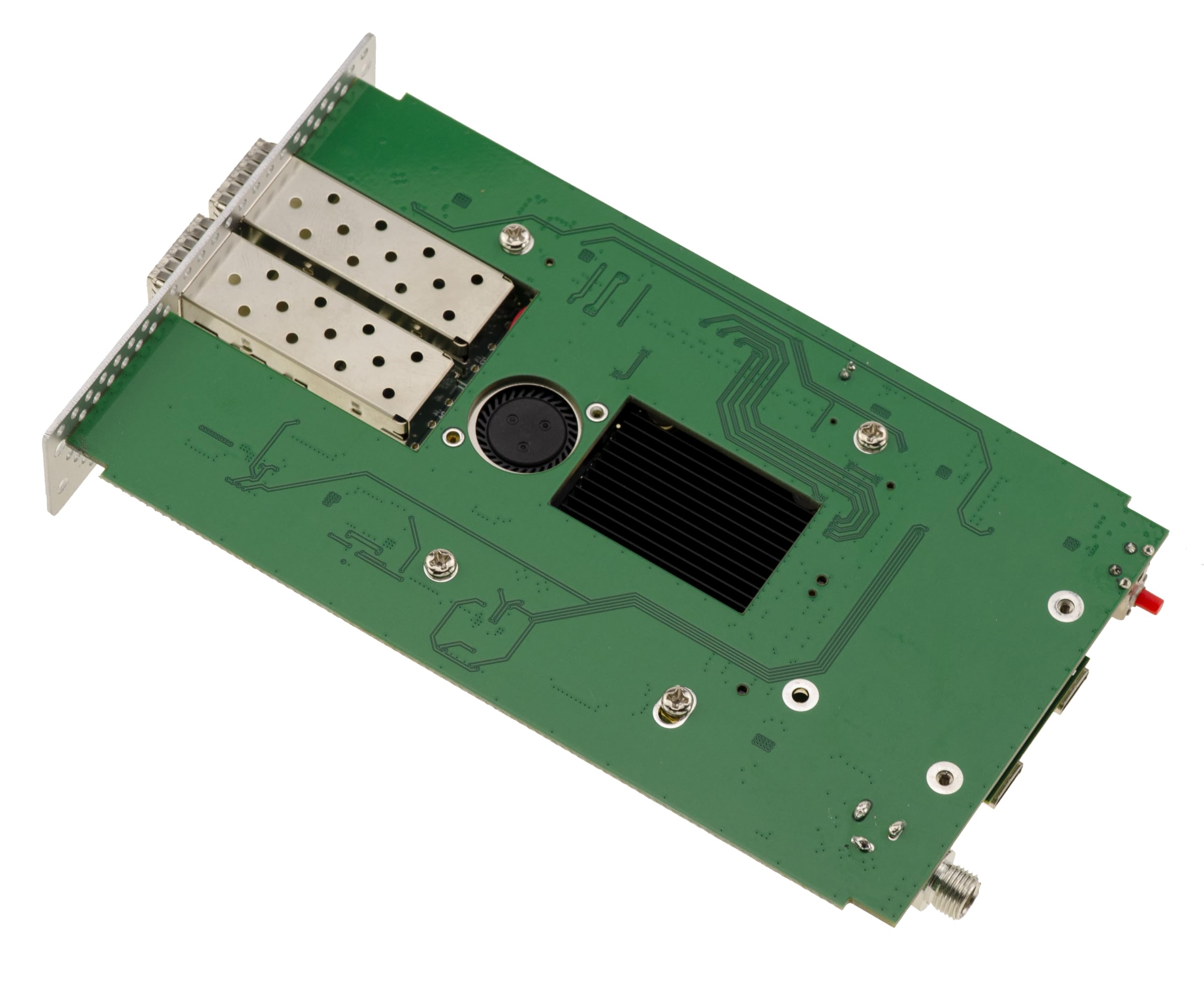 KALEA-INFORMATIQUE Cordon Thunderbolt USB4 40G vers 2 Ports SFP28 25G | Convertisseur USB4 ou Thunderbolt 3/4/5 vers fibre 25G SFP28 avec chipset Mellanox ConnectX-4Lx, chainage Daisy Chain