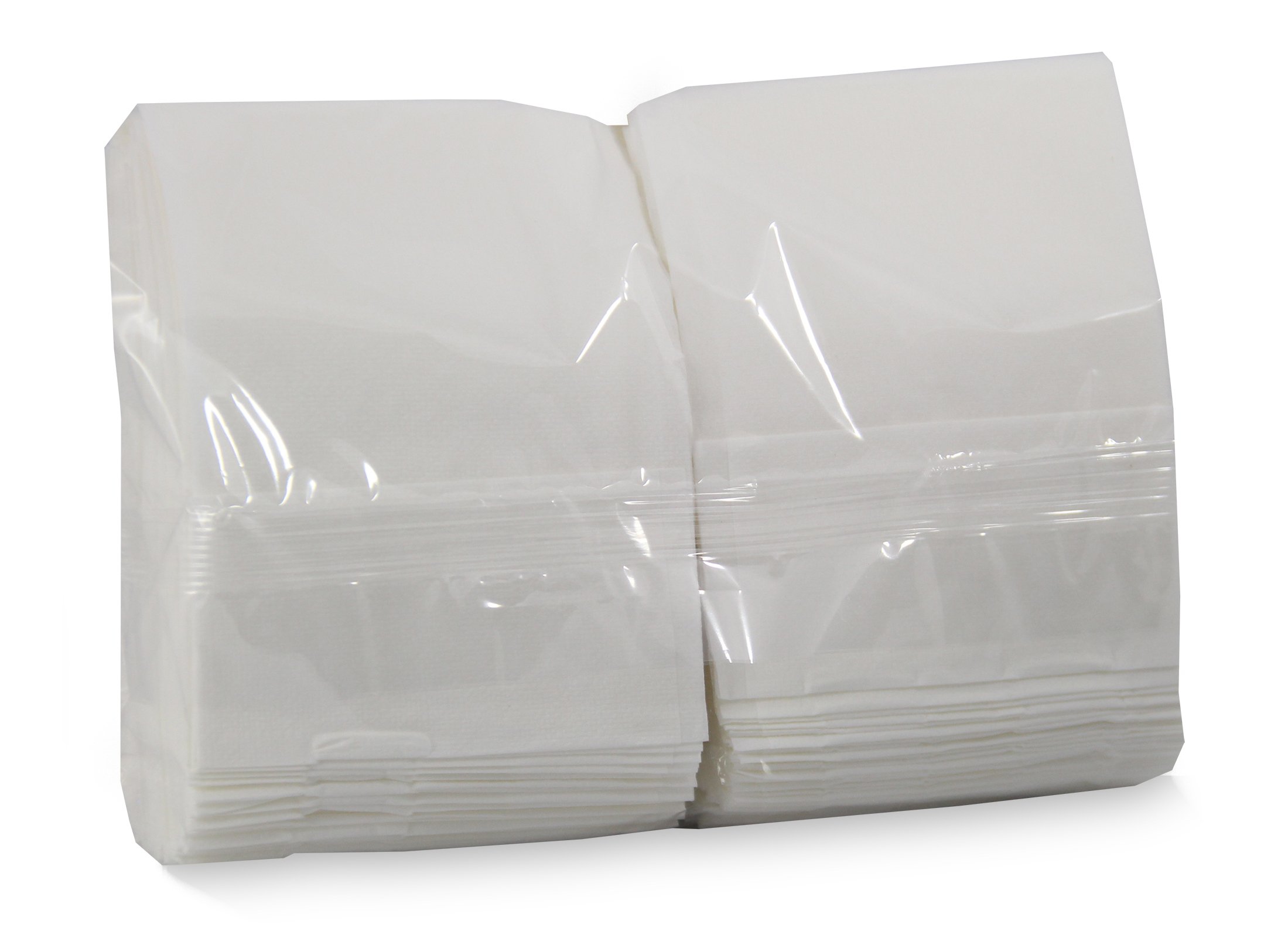 Saten ser11300071 miniservis, tovagliolo 17 x 17, 1 strato, 70 S di 200 Tovaglioli, Colore Bianco