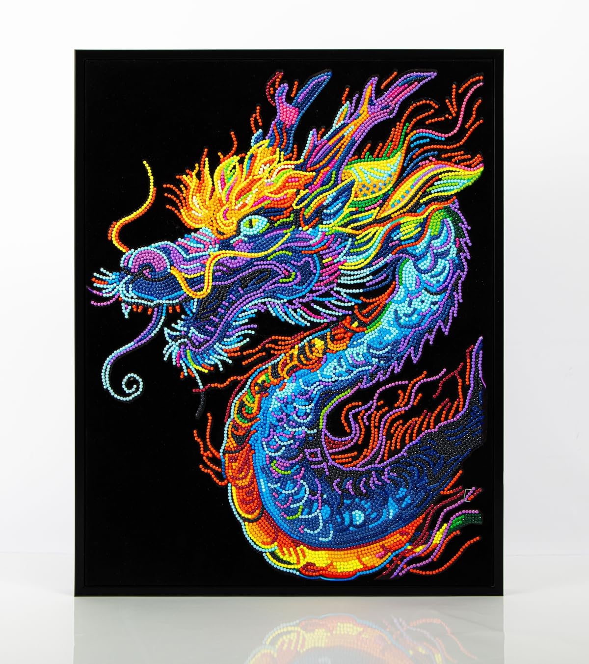 Amazon.com: DIAMOND DOTZ Neon Flock Dragon Diamond Painting Kits