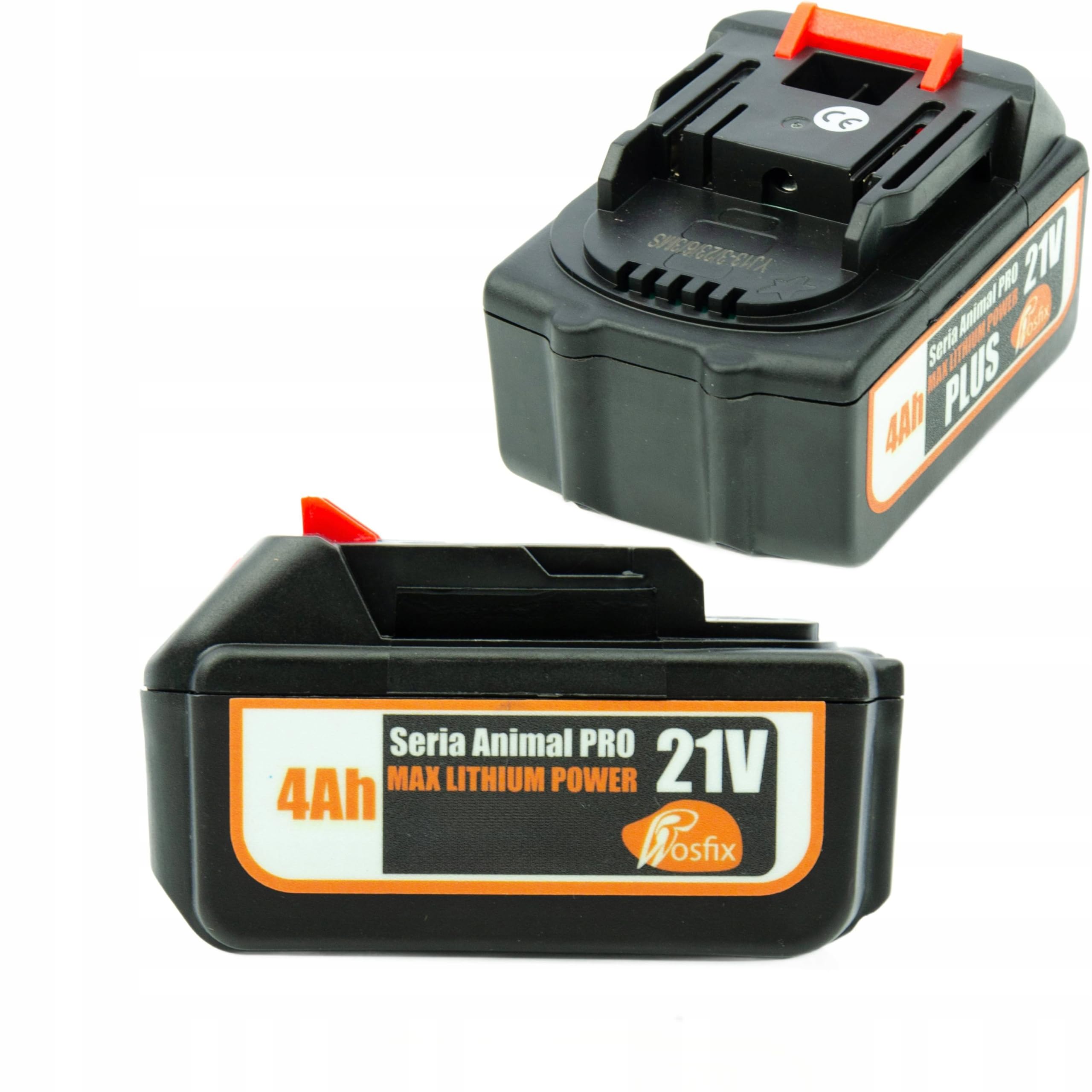 Rosfix Batería de 21 V y 4 Ah Max Lithium Power – Alta capacidad, carga rápida, 10 celdas | para la serie Animal Pro y Makita | Batería para herramientas eléctricas profesionales