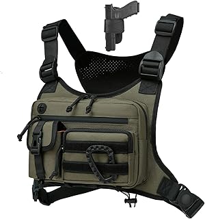 Outdoor Chest Bag For Men and Women, Tactical Vest For Running, Cycling, EDC Chest