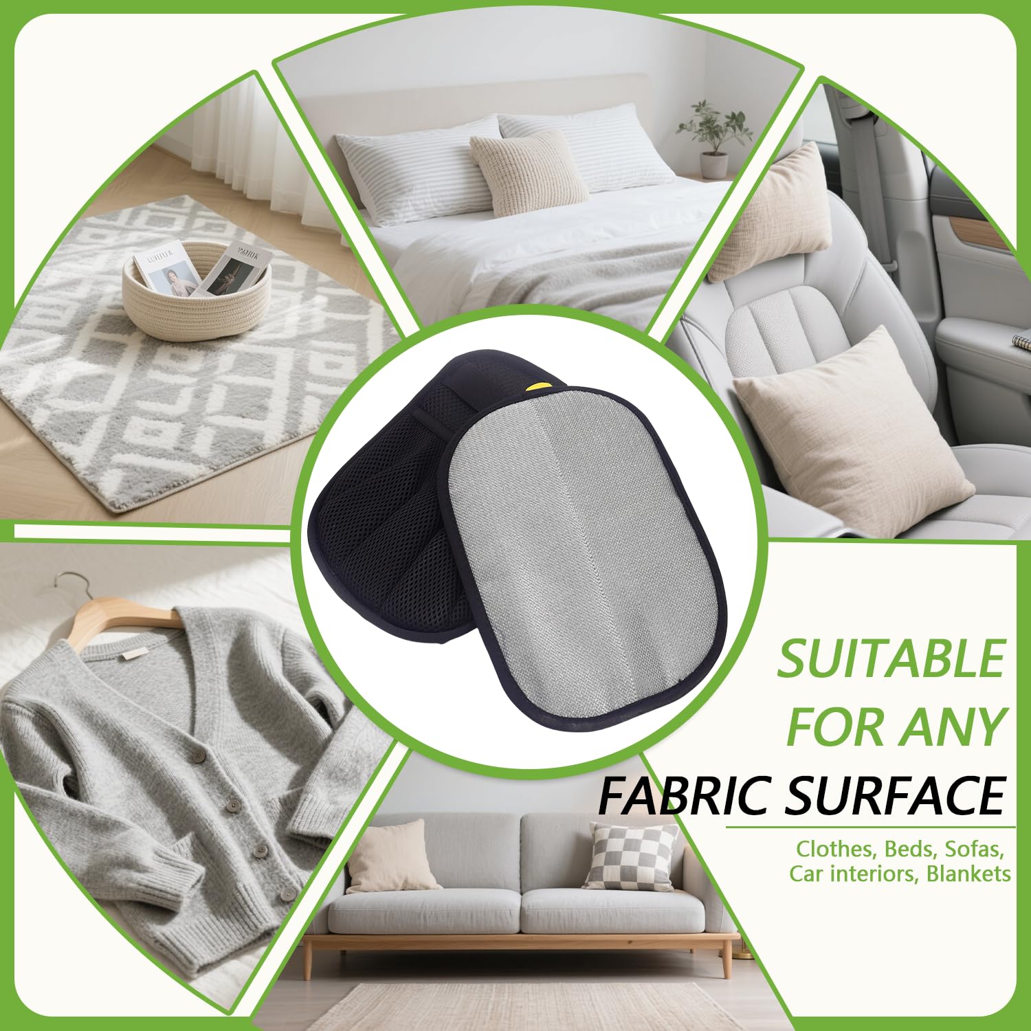 Pet Hair Removal Glove for Cats and Dogs - Electrostatic Pet Hair Remover Glove | Reusable Brush Pet Hair Remover for Couch, Carpet, Car Seat & Laundry - image 5