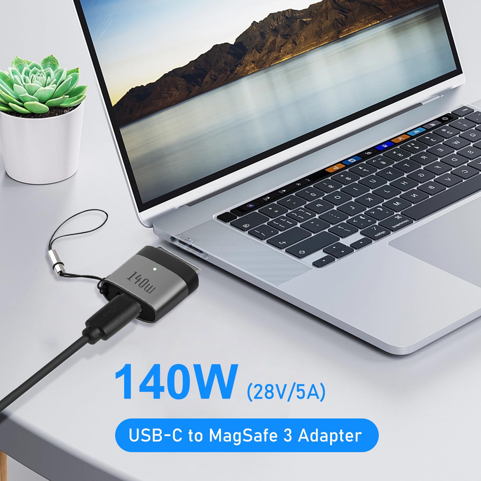 Adattatore Ricarica Rapida Apple Adattatore Da USB-C A MagSafe Per MacBook - Cover Di Protezione, Ricarica Rapida Cover Adattatore Per MacBook