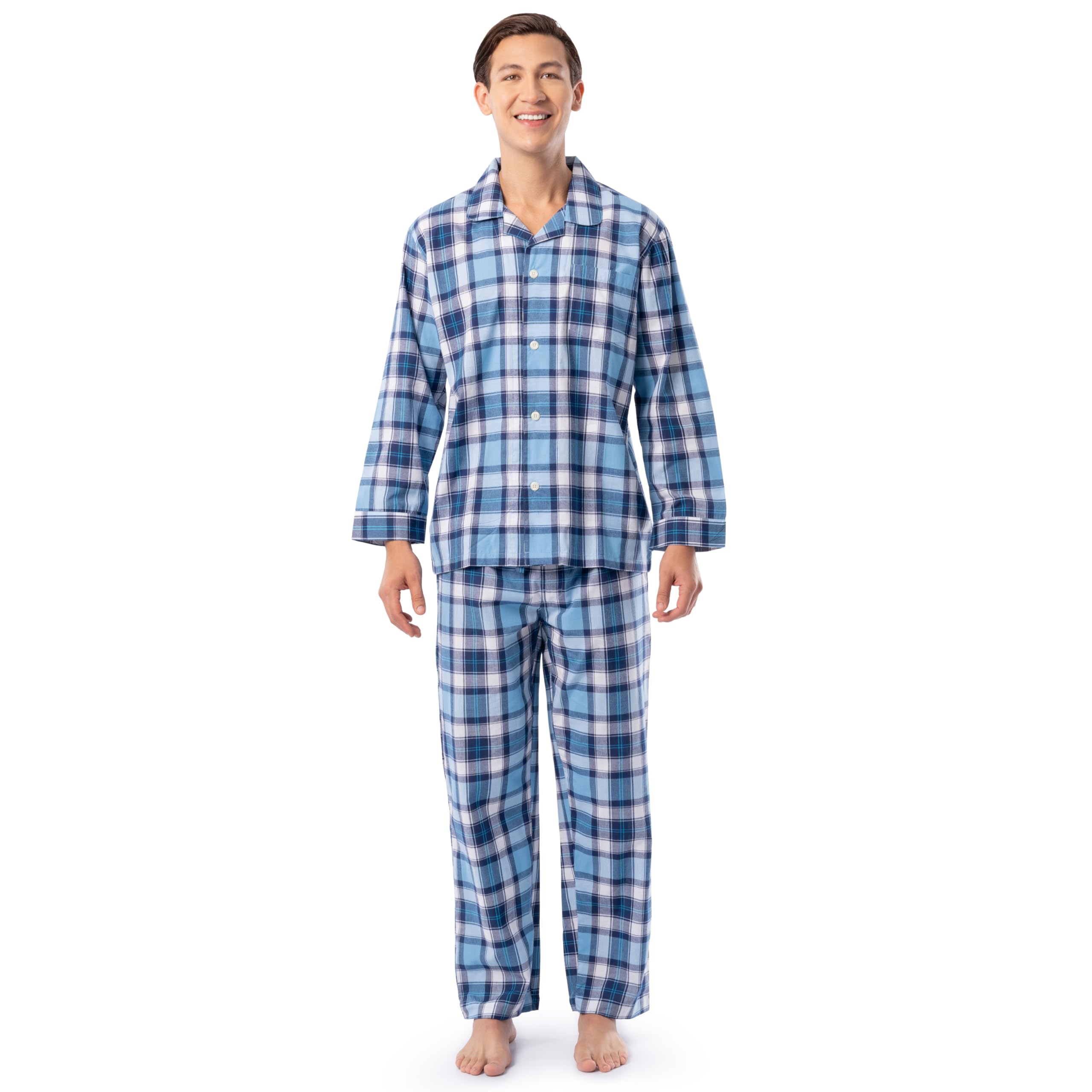 izod Men's Extra Soft Woven Pajama Sleep Set-picture-17