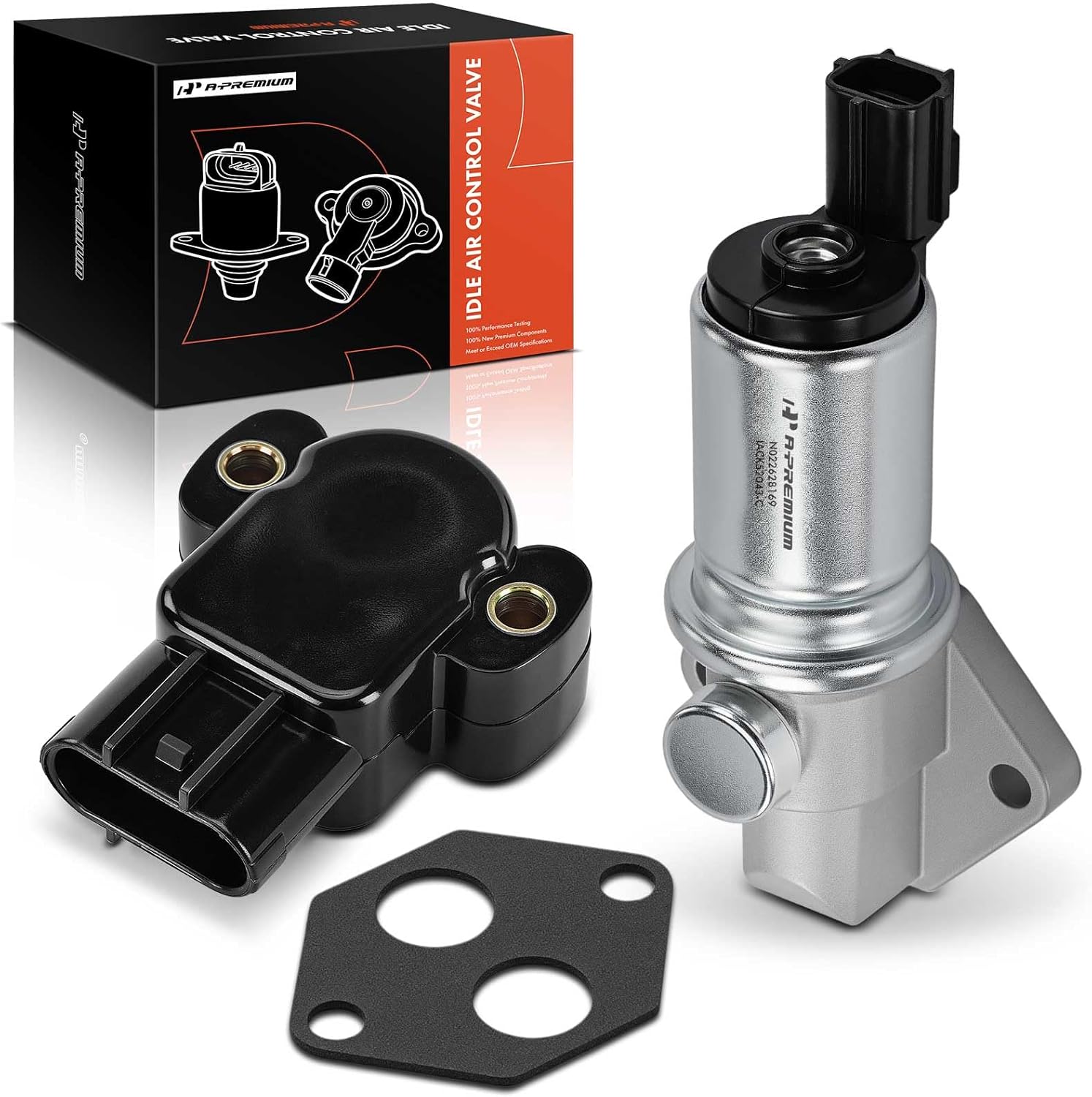 A-Premium Idle Air Control Valve IAC + Throttle Position Sensor TPS Compatible with Ford F-150 1997-2003, F-150 Heritage 2004, F-250 1997-1999, Expedition 1997-2004, E-250/E-350 Econoline & Lincoln