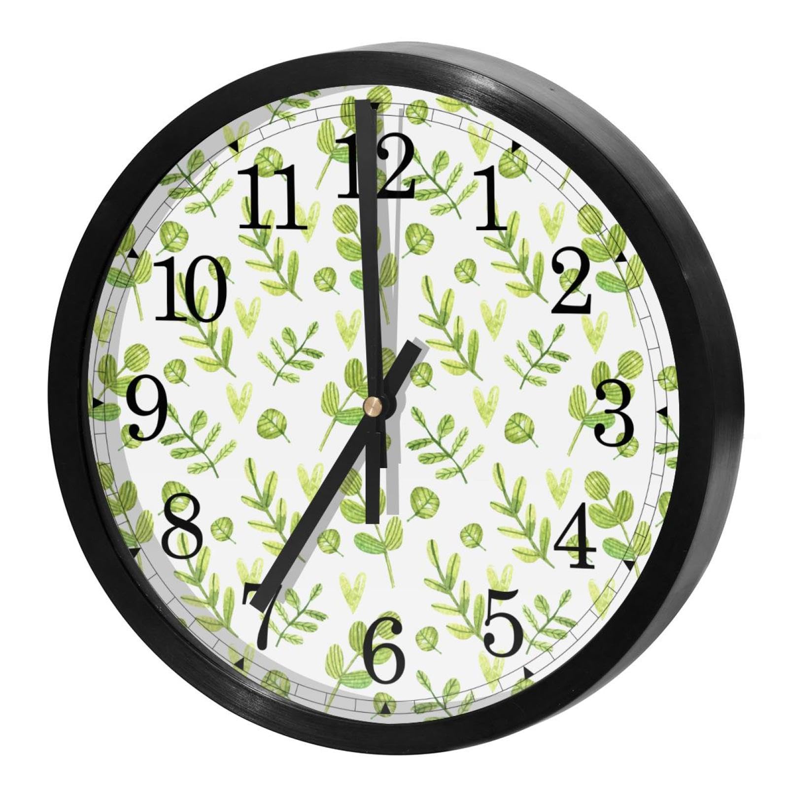 Horloge murale pour maison et cuisine apportant une touche de nature apaisante