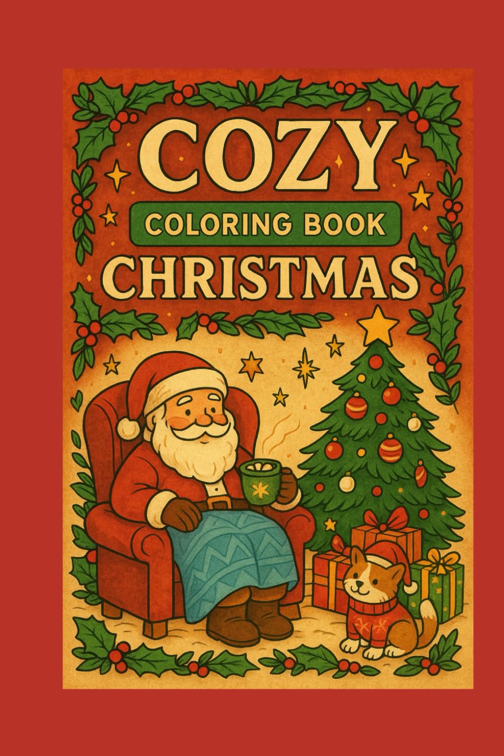 Cozy Christmas Coloring Book - For Kids and Adults: christmas coloring book