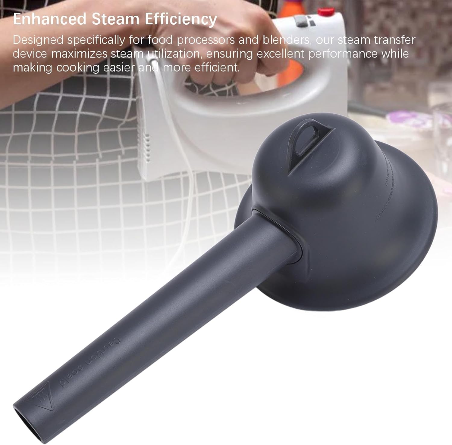 Steam Diverter, ABS Steam Transfer Device Pot Steam Diverter Pressure Cooker Release Accessory for Food Processors and Blenders