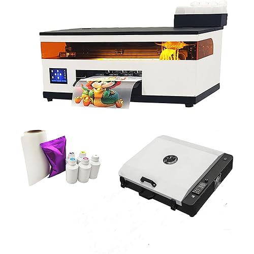 A3 XP600 DTF Printer - Transfer for Faster DTF Printing on T-Shirt Fabrics.Manual Dust Shaker. (Printer+Manul Oven)