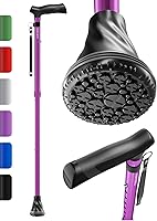 Vista 11 de HONEYBULL Walking Cane for Men & Women – Foldable, Adjustable, Lightweight Cane with Air Cushion Tip for Stability & Ergonomic Grip, Heavy Duty