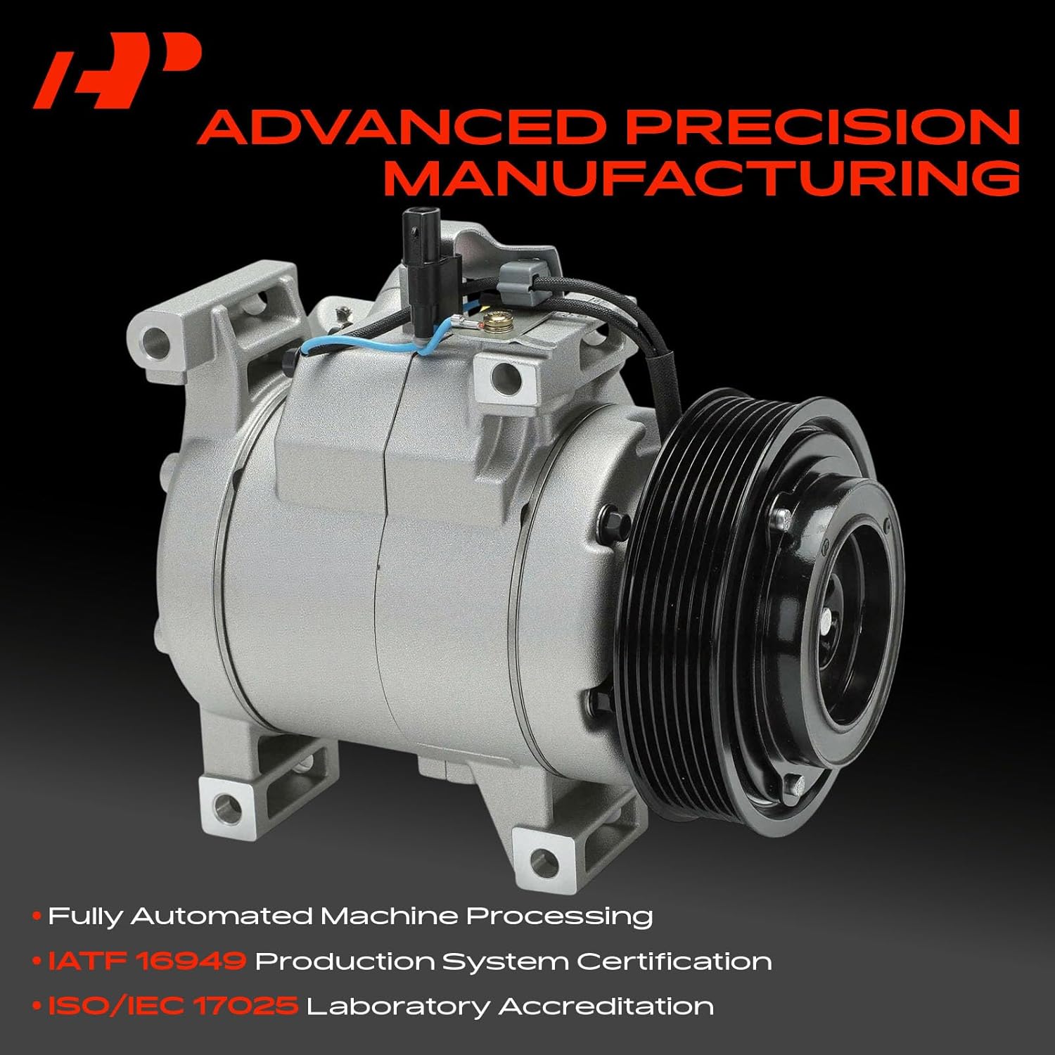 A-Premium Air Conditioner AC Compressor with Clutch Compatible with Honda CR-V CRV 2017 2018 2019 L4 2.4L