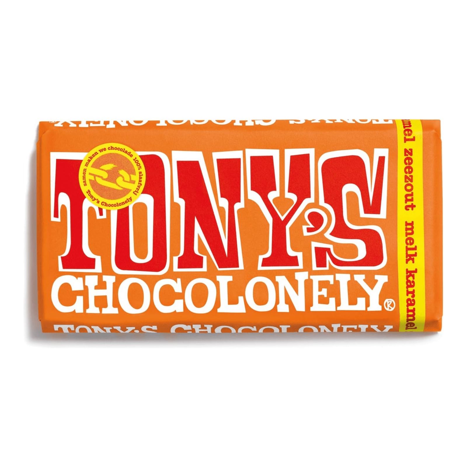 Caramello E Sale Marino | Tony'S Chocolonely | Tonys Chocolonely Chocolate Bars | 15 Pack | 2700 Grammi Total, Tonys Chocolate | Reep Cioccolato Al Latte