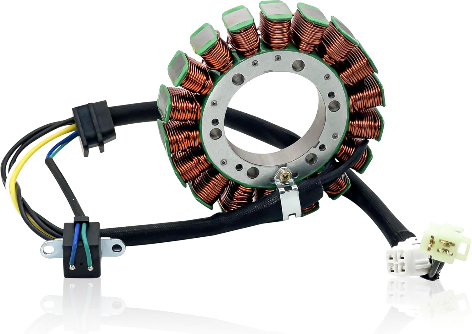 Replace RM23035-R00 YINNCKE Magneto Ignition Stator Fits For Arctic Cat 375 400 Automatic 400 Manual TBX 400 TRV 400 Fits for Suzuki LTA LTF 400 Eiger 2002-2008 32101-38F00