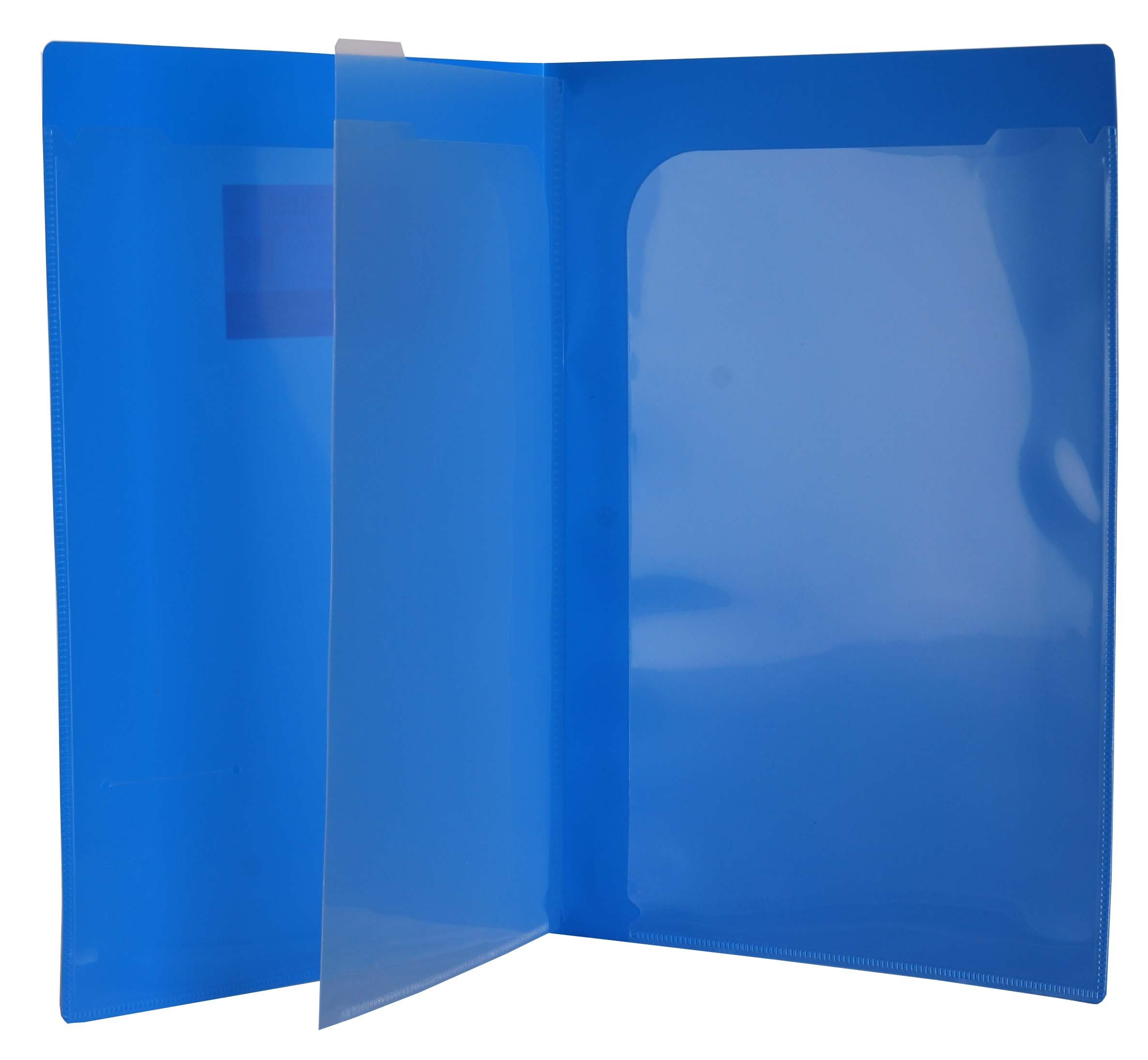 Filexec Products 4 Pocket Port/Folder, Assorted, Pack of 6 (50373-3140)