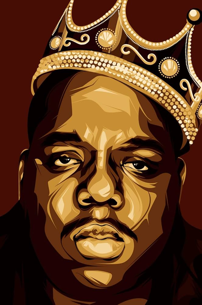 RAP MADE ヒップホップポスター ビギー 浮世絵風 額縁付き RAP MADE ヒップホップポスター ビギー 浮世絵風 額縁付き RAP