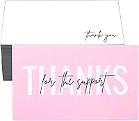 Vista 1 de RXBC2011 100 tarjetas de agradecimiento por el apoyo, diseño de letras escritas a mano, notas de agradecimiento a granel para todas las ocasiones