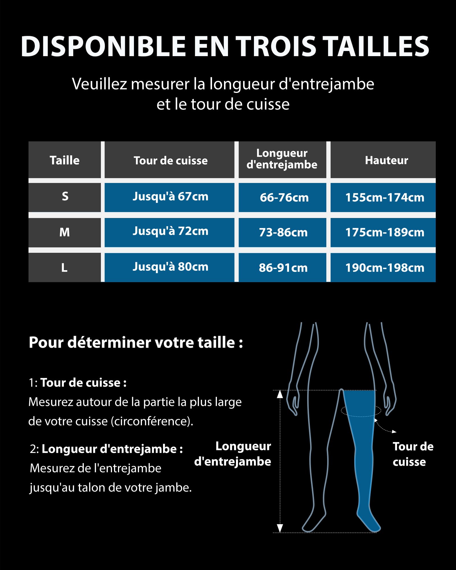 FIT KING Système de compression professionnel de compression d'air pour les jambes, bottes de récupération portables rechargeables, dispositif de compression pneumatique, récupération rapide et