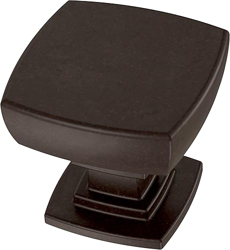 Miniatura 16 de Franklin Brass Parow - Perillas de gabinete (paquete de 5) Manijas de bronce champán para cajones de muebles de tocador, cocina, puerta, baño