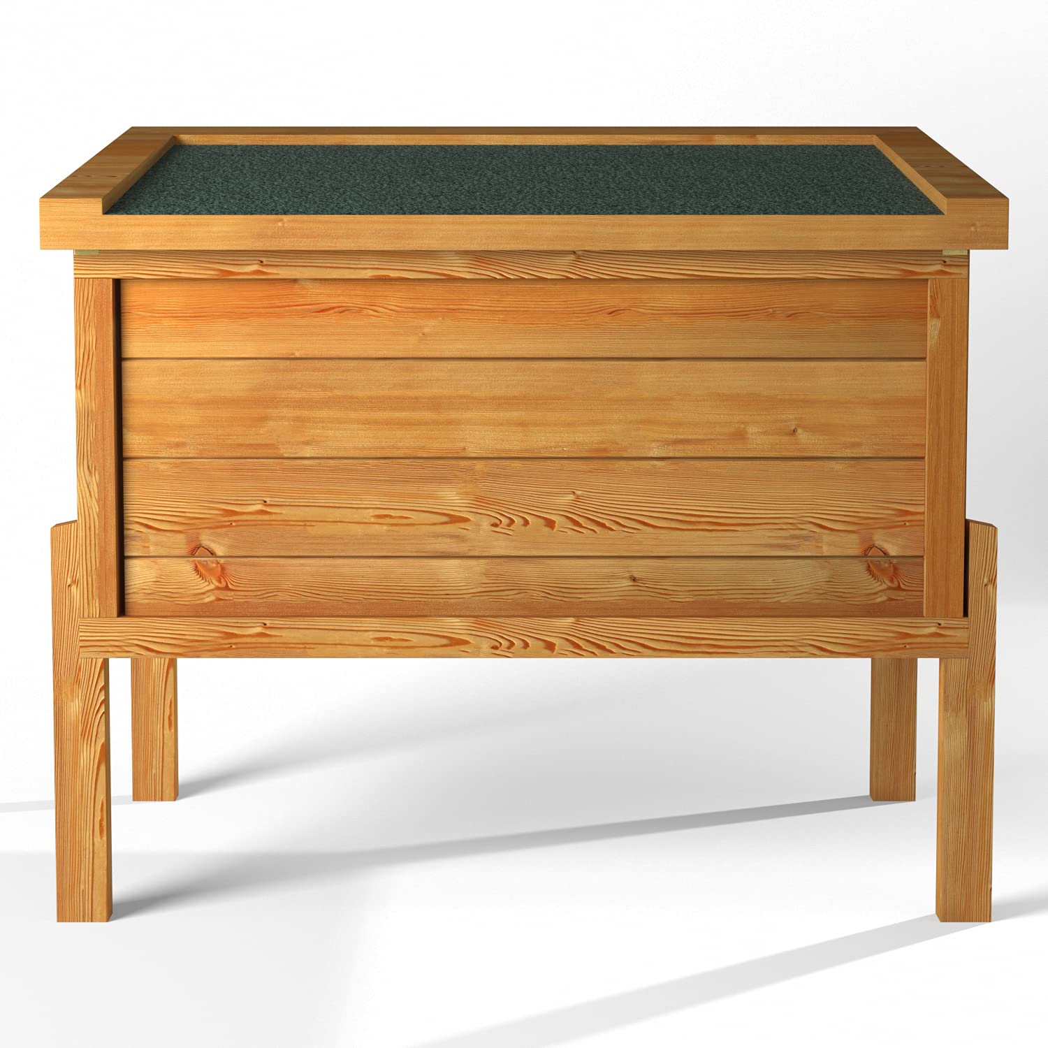 The Hutch Company External Microchip Outdoor Cat House Kennel with One