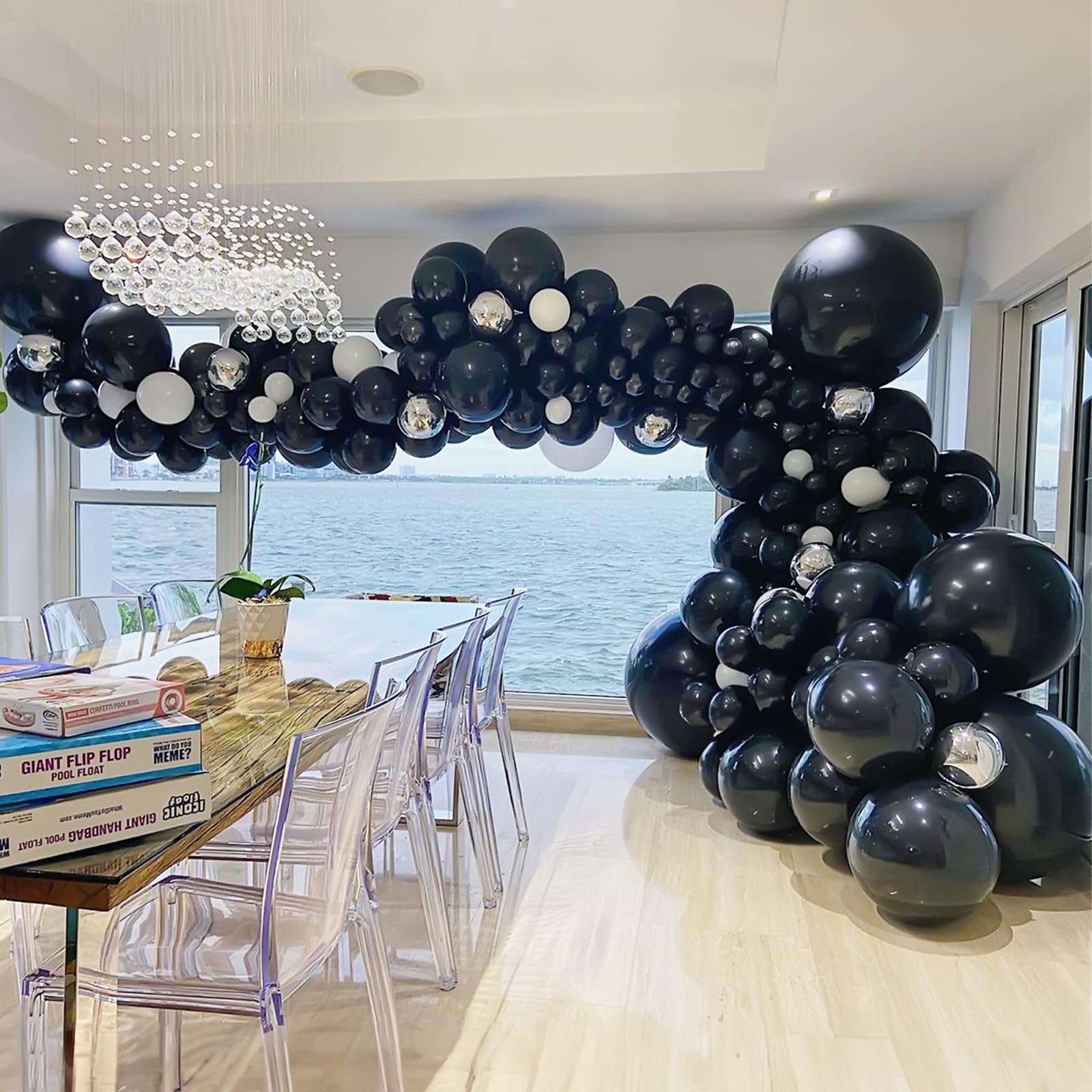 50 Pezzi Palloncini Neri in lattice Nero Opaco 5 Pollici per Ragazze Donne Ragazzi Festa Compleanno Matrimonio Halloween Nuziale Carnevale Battesimo Pensione Laurea Capodanno Anniversario Decorazioni