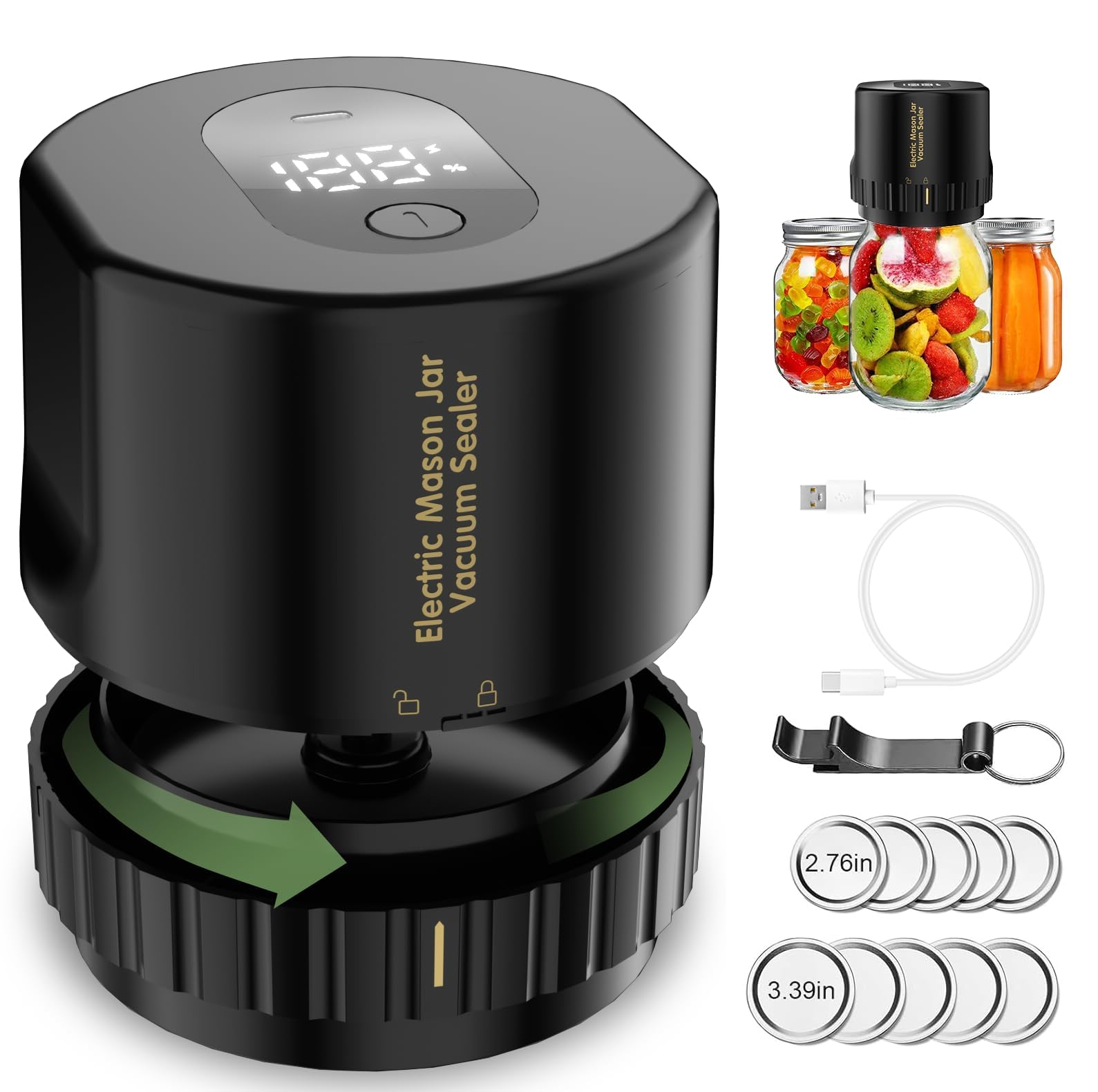 Vacson Electric Mason Jar Vacuum Sealer