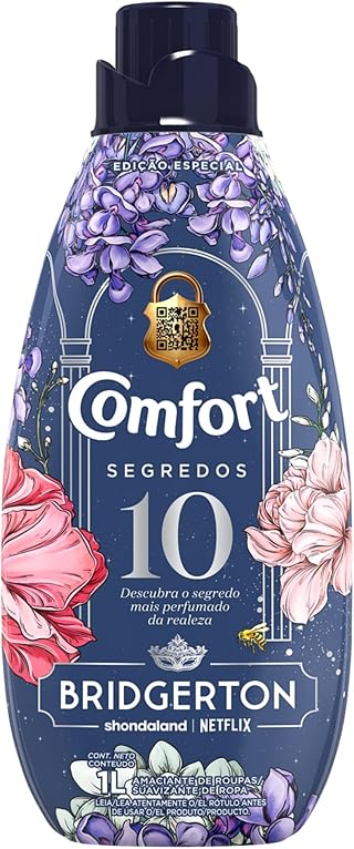 Frete Grátis Recorrente Comfort Amaciante Concentrado Bridgerton 10 Segredos 1L