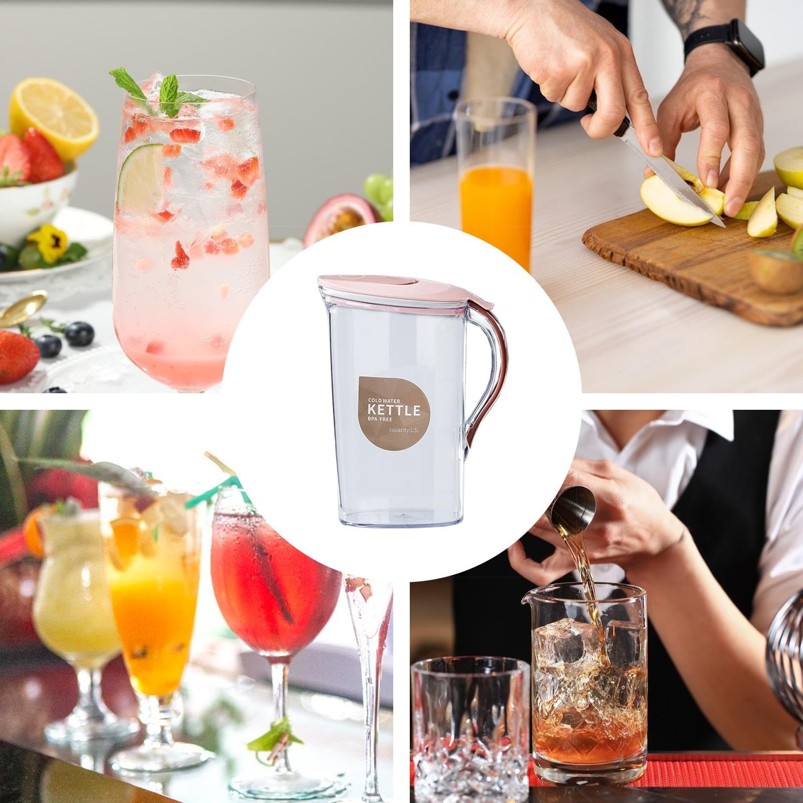 Koud drank dispenser - 3 x 14 Liter - Led - Diamond - DD14/3C