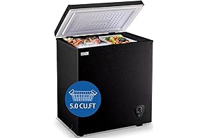 5.0 Cubic Feet Deep Chest Freezer, A Space-Saving Cheat Freezer for Your Needs