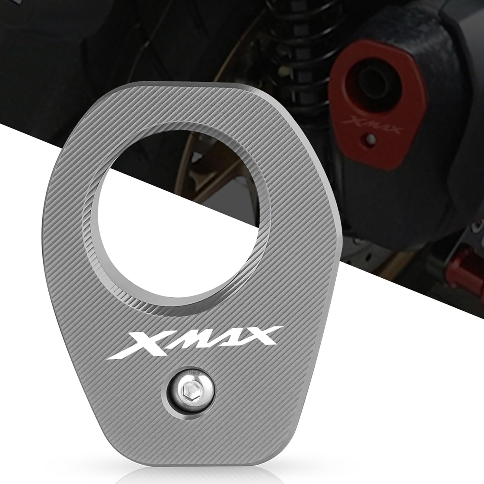 Estremità Coperchio Punta di Scarico in Alluminio Coperchio Decorativo Accessori Moto per Yamaha XMAX 300 XMAX250 2017 2018 2019 2020 2021 2022 2023
